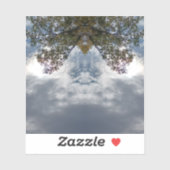 97Z Unique Colorful Abstract Nature Aufkleber (Blatt)