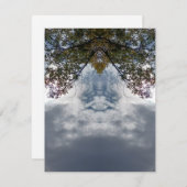 97Z Unique Colorful Abstract Nature Dankeskarte (Vorne/Hinten)