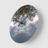 97Z Unique Colorful Abstract Nature Runde Wanduhr (Winkel)