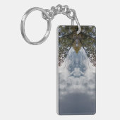 97Z Unique Colorful Abstract Nature Schlüsselanhänger (Vorderseite links)