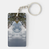 97Z Unique Colorful Abstract Nature Schlüsselanhänger (Rückseite)