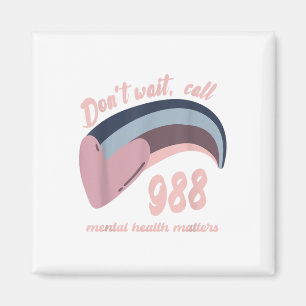 988 Bewusstsein für psychische Gesundheit und Suiz Magnet