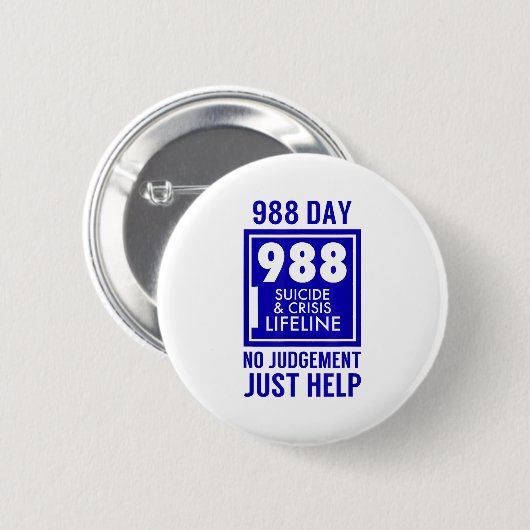 988 Day - 8. September - Suizidprävention Awarene Button (Vorne & Hinten)