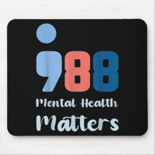 988 Kampagne zur Prävention von psychischer Gesund Mousepad