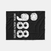 988 Mental Health S Suicide Prevention Awareness Fleecedecke (Vorderseite (Horizontal))