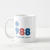 988 Mental Health S Suicide Prevention Awareness Kaffeetasse (Links)