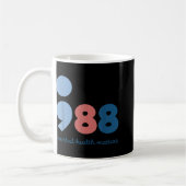 988 Mental Health S Suicide Prevention Awareness Kaffeetasse (Links)