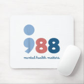 988 Mental Health S Suicide Prevention Awareness  Mousepad (Mit Mouse)
