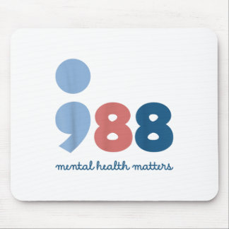 988 Mental Health S Suicide Prevention Awareness Mousepad