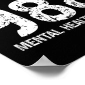 988 Mental Health S Suicide Prevention Awareness  Poster (Ecke)