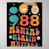 988 Mental Health S Suicide Prevention Retro Poster (Vorne)