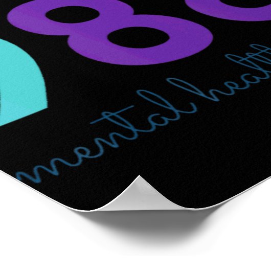 988 Mental Hralth S Suicide Prevention Aware  Poster (Ecke)