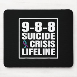 988 Selbstmord- und Krisen-Hotline Suizidpräventio Mousepad