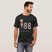 988 Semicolon Mental Health Matters Suicide Preven T-Shirt (Vorne ganz)