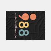 988 Semicolon Mental Health S Suizidprävention 9 Fleecedecke (Vorderseite (Horizontal))