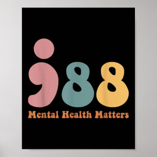 988 Semicolon Mental Health S Suizidprävention R Poster