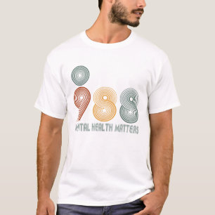 988 Semikolon Psychische Gesundheit zählt T-Shirt