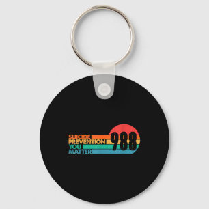 988-Shirt Suizidpräventions-Hotline 988 Bewusstsei Schlüsselanhänger