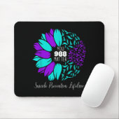 988 Suicide Prevention Awareness Semi-colon You Mousepad (Mit Mouse)