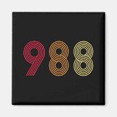 988 Suicide Prevention Hotline Health Mental Aware Magnet (Vorne)