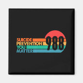 988 Suicide Prevention Lifeline 988 Awareness 988 Magnet (Vorne)