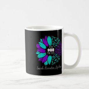 988 Suizidprävention Aufklärung Semi-colon Sie Kaffeetasse