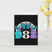 988 Suizidprävention Bewusstsein für psychische Ge Karte (Gelbe Blume)