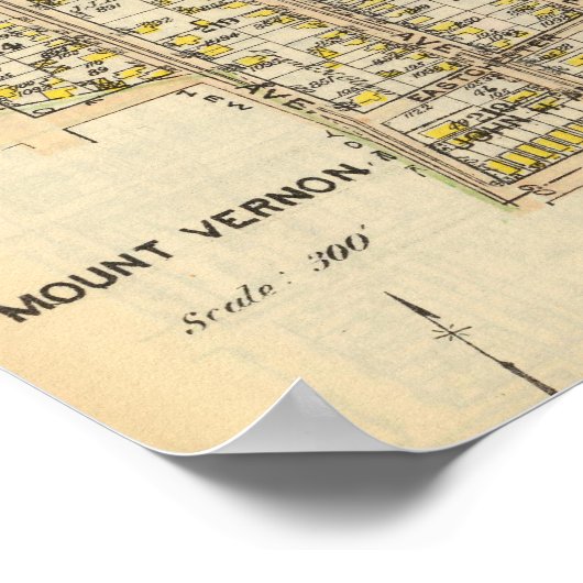 9899 Mt Vernon Poster (Ecke)