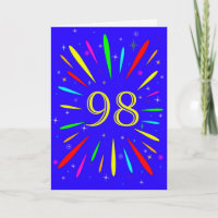 98. Birthday Explosion Card