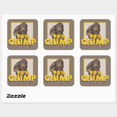 98 % Chimp-Aufkleber Quadratischer Aufkleber (Blatt)