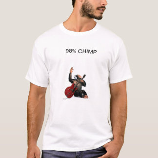 98% CHIMP PLAY GUITAR T-Shirt