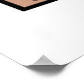 98% Chimp, Schimpanse Poster (Ecke)