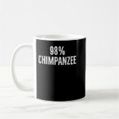 98 Chimpanzee Funny Evolution Science Distressed D Kaffeetasse (Links)