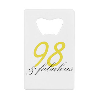 98 & Fabulous Geldbeutel Flaschenöffner