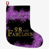 98. Geburtstag Großer Weihnachtsstrumpf (Vorderseite)