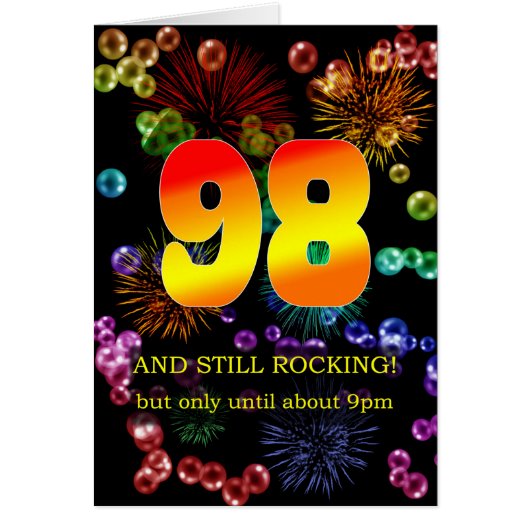 98. Geburtstag noch rocken (Vorne)