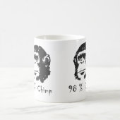 98 Prozent-Schimpanse-Tasse Kaffeetasse (Mittel)