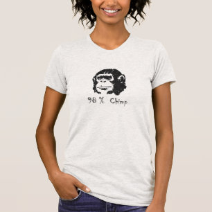 98 Prozent-Schimpanset-stück T-Shirt