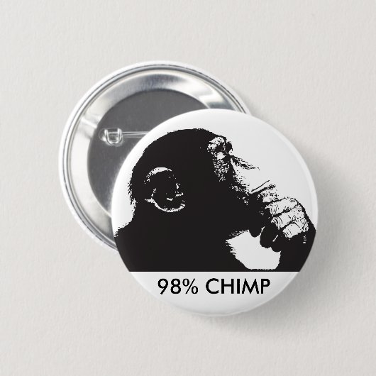 98% SCHIMPANSE BUTTON (Vorne & Hinten)