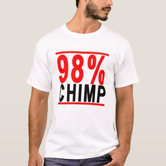 98% Schimpanse T-Shirts.png T-Shirt (Vorderseite)