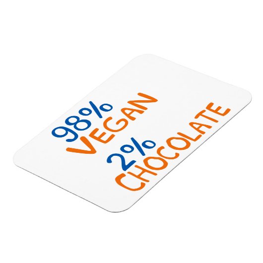 98 % Vegan Magnet (Linke Seite)