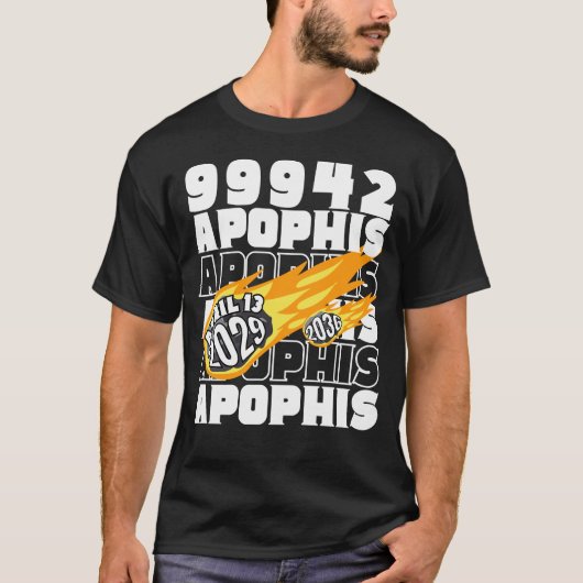 99942 APOPHIS Asteroid 2029 2036 T-Shirt (Vorderseite)