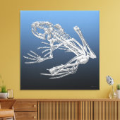 999.9: Froschskelett Leinwanddruck (Insitu (Wohnzimmer))