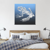 999.9: Froschskelett Leinwanddruck (Insitu (Schlafzimmer))