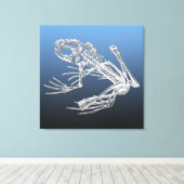 999.9: Froschskelett Leinwanddruck (Insitu (Holzboden))