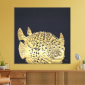 999.9: Puffer fish Leinwanddruck (Insitu (Wohnzimmer))