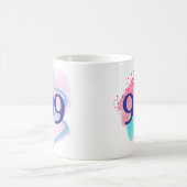 999 Angel Number Spiritual Rebirth Manifestation Kaffeetasse (Mittel)