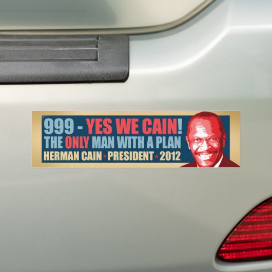 999 - Ja wir Kain-- Herman-Kain Präsident Autoaufkleber (Auf Auto)