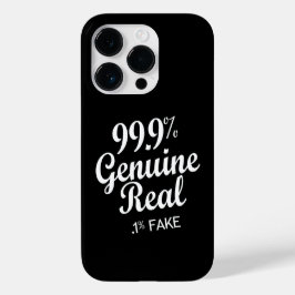 99,9 % Real,1 % Fake Case-Mate iPhone 14 Pro Hülle