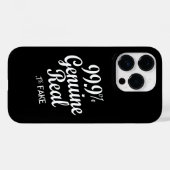 99,9 % Real,1 % Fake Case-Mate iPhone Hülle (Rückseite (Horizontal))